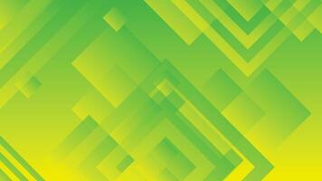 Abstract green and yellow gradient background with rectangle lines vector