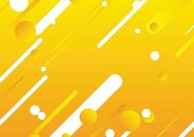 Trendy modern abstract background yellow and white colors vector