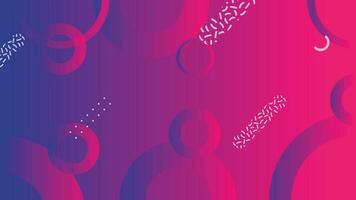 Purple and red abstract circle gradient modern graphic background vector