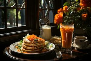 breakfast at restaurant hotel advertising food photography photo