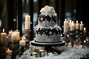 winter cake Wonderland White Cake photo