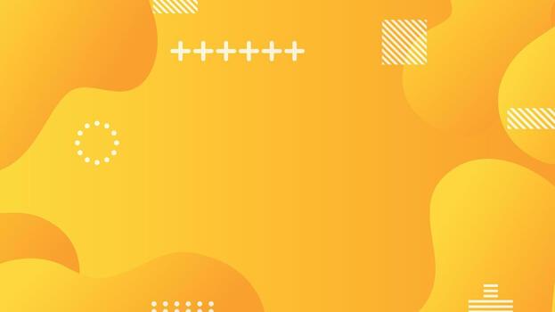 yellow gradient dynamic fluid shapes abstract background vector