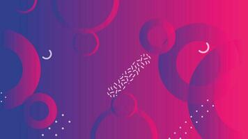 Purple and red abstract circle gradient modern graphic background vector