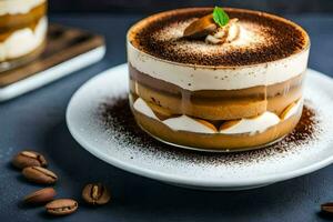 the best coffee desserts in the world. AI-Generated photo