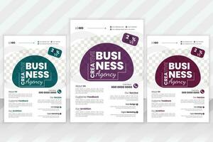 Creative Corporate and Business Flyer Brochure Template Design, abstract business flyer, and vector template design.