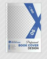 Vector corporate book cover design template and annual report design template