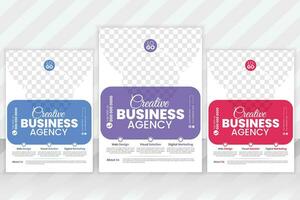 Creative Corporate and Business Flyer Brochure Template Design, abstract business flyer, and vector template design.