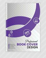 Vector corporate book cover design template and annual report design template