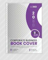 Vector corporate book cover design template and annual report design template