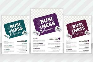 Creative Corporate and Business Flyer Brochure Template Design, abstract business flyer, and vector template design.