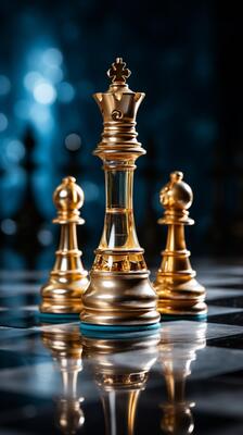 In the world of business, a chess piece symbolizes strategic financial  decisions Vertical Mobile Wallpaper AI Generated 31596906 Stock Photo at  Vecteezy