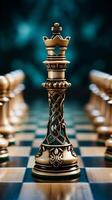 Chess battles inspire ingenious concepts and innovative strategic ideas  Vertical Mobile Wallpaper AI Generated 31596802 Stock Photo at Vecteezy