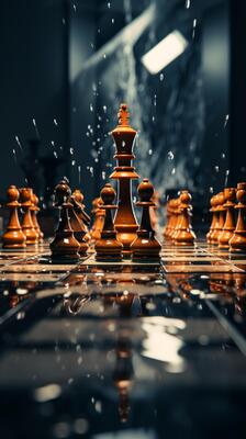 Chess battles inspire ingenious concepts and innovative strategic ideas  Vertical Mobile Wallpaper AI Generated 31596802 Stock Photo at Vecteezy