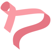 Pink ribbon breast cancer awareness symbol png