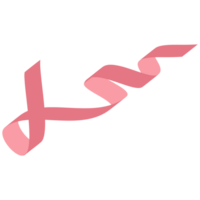 Pink ribbon breast cancer awareness symbol png