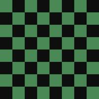 Chessboard pattern for chess with green-black checks. Chessboard background for checkers Seamless texture of boards Seamless floor design vector