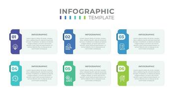 Business infographic template design vector