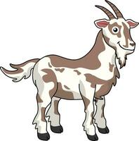 Cute goat designed using vector lines. You can adjust the line thickness