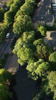 Aerial View of British City and Residential District of Luton, England, UK video