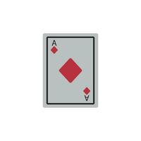 gambling card icon vector