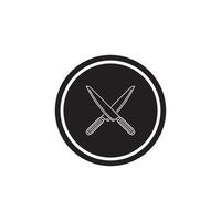 knife icon vector