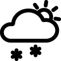 linear monochrome weather icon icon design vector