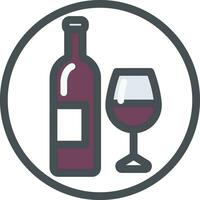 red wine icon design vector