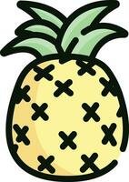 pineapple icon design vector