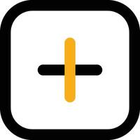 plus icon design vector
