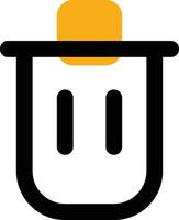 color trash icon design vector