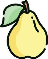 pear icon design vector