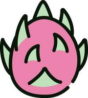 pitaya icon design vector