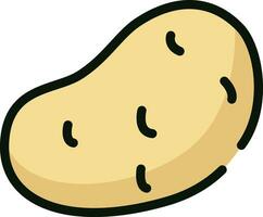 potato icon design vector