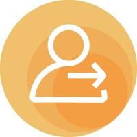 resignation aplication icon design vector