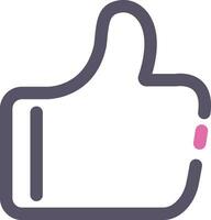 give the thumbs up icon design vector