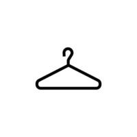 ropa percha icono diseño vector plantillas