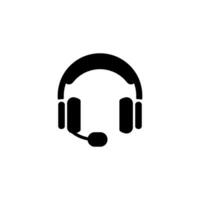 headset icon design vector templates