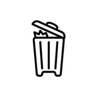 trash icon vector design templates