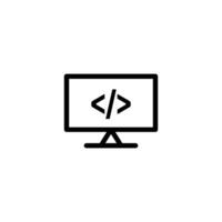 coding icon vector design templates