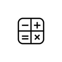 calculator icon vector design templates