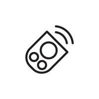 remote control icon design vector templates