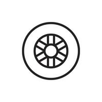 neumático icono vector diseño plantillas