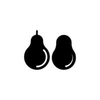 avocado icon design vector templates