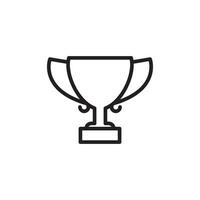 trophy icon design vector templates