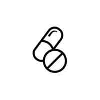 pill icon design vector templates