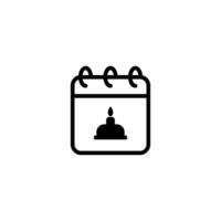 birth date icon vector design templates