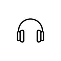 headset icon design vector templates