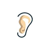 ear icon vector design templates