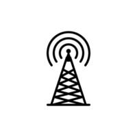 antena torre icono vector diseño plantillas