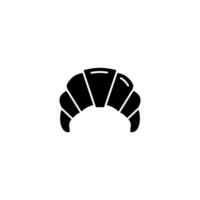 croissant icon vector design templates